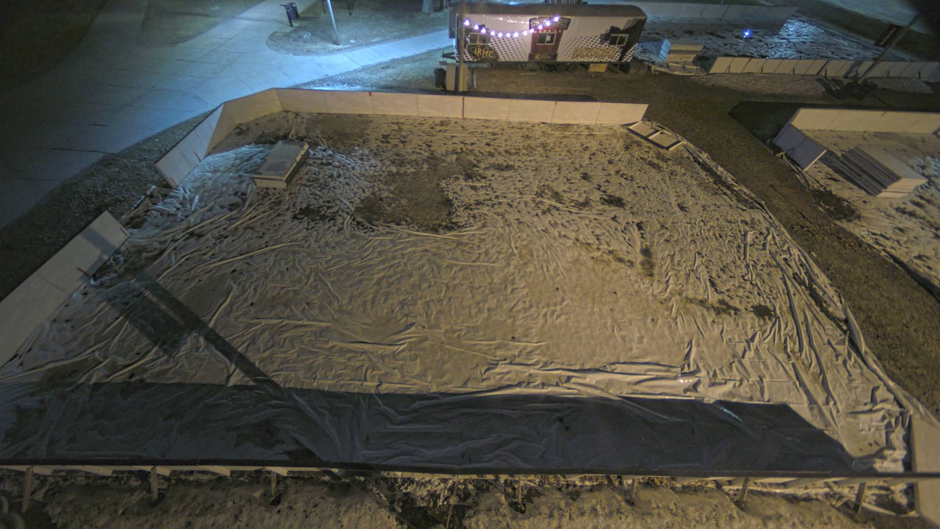 Michigan Tech Broomball Black Rink