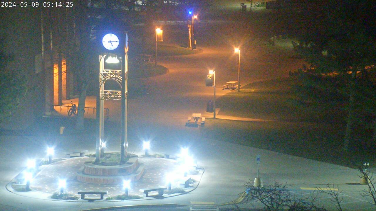 View from the clock tower webcam.